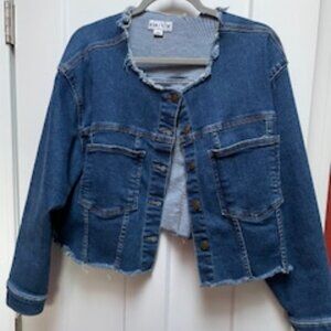 Custom Cropped Jean Jacket